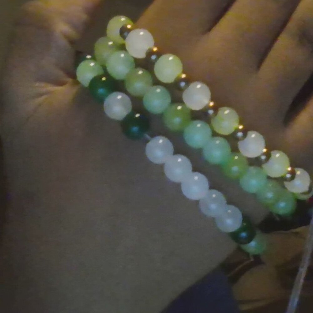 green sprit bracelets
